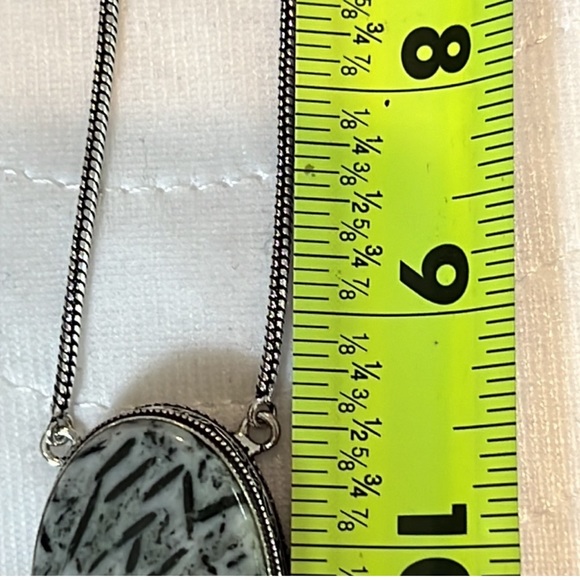 #246 Zebra 🦓 Jasper Handcrafted Necklace NWOT - Picture 7 of 15